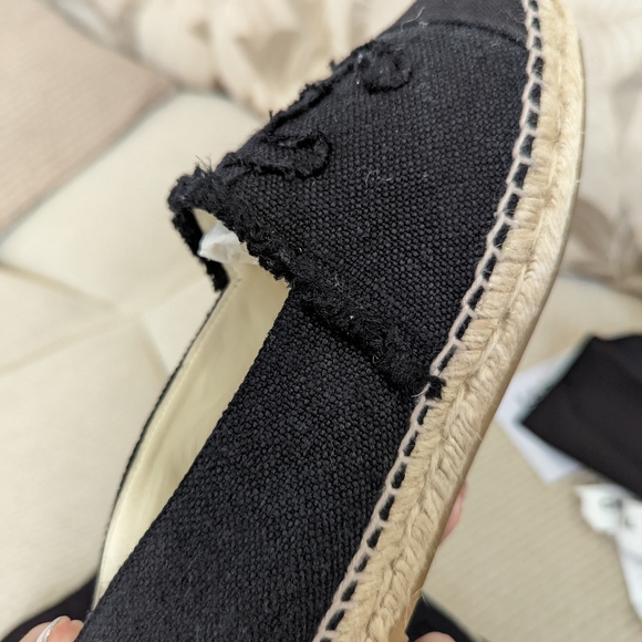 Black Tweed Chanel Espadrilles size 36 - Picture 2 of 6